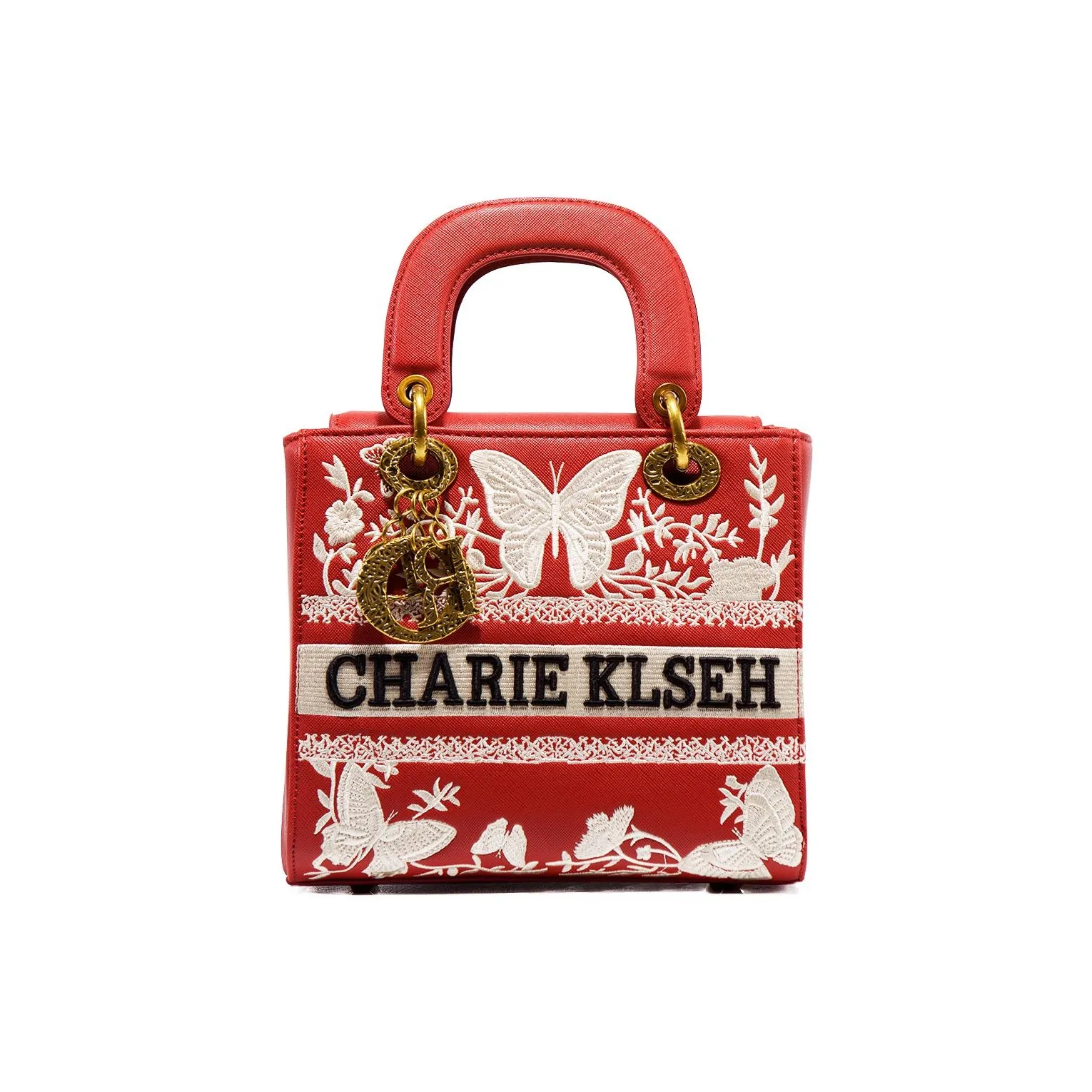 PAYOT Микрофибра Синтетическая Кожа Lady Dior Сумка Сумка через плечо Сумка для женщин Красный