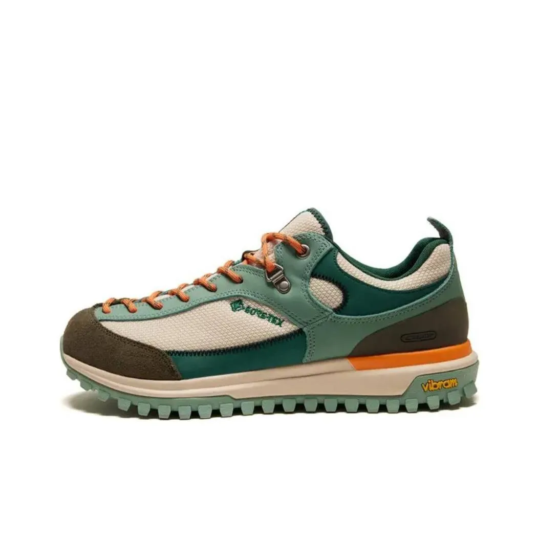 KOLON SPORT CAMP Slip-resistant Abrasion-resistant Low Top Hiking Shoes Unisex Green KOLON SPORT CAMP Противоскользящий Устойчивый к истиранию Низкий Топ Походная обувь Унисекс Зеленый
