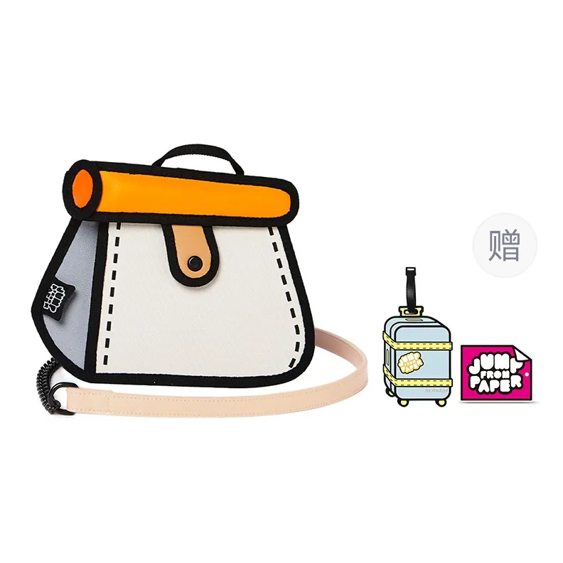 JumpFromPaper Polyester Shoulder Bag Regular Women's Orange