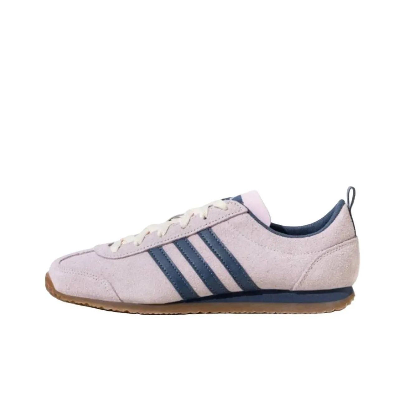 Adidas VS JOG 2,0 Устойчивый к истиранию Низкий Топ Casual Унисекс Розовый Синий