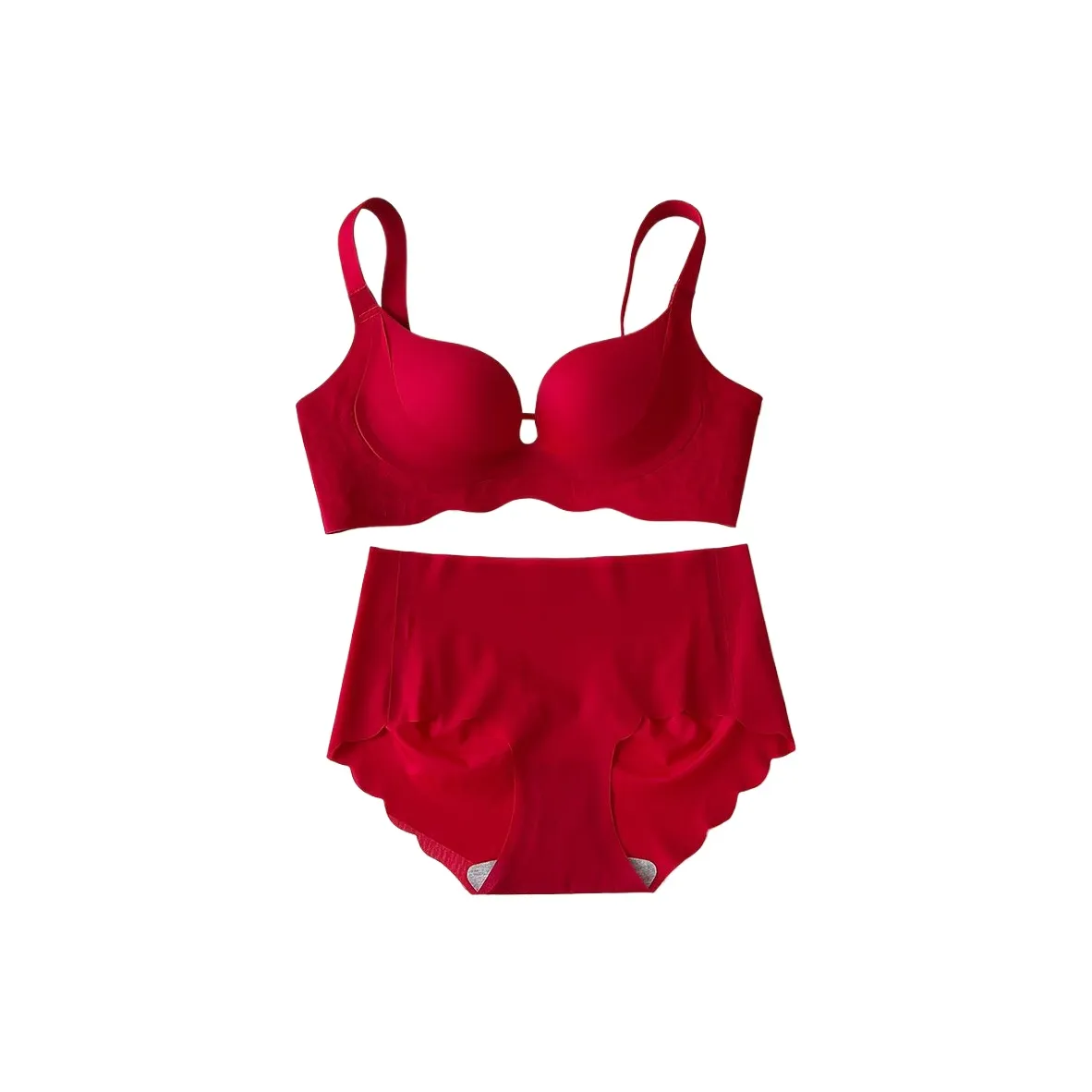 FENTENG Комплект нижнего белья Женское Бордовый