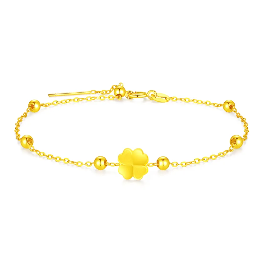 Fortune Gold Hand Ornaments Box Bracelet Unisex