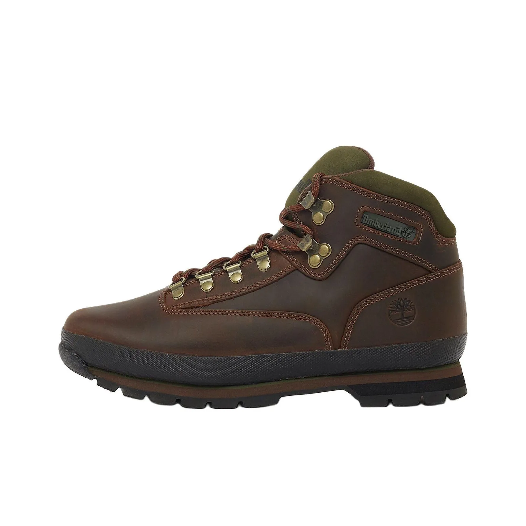 Timberland Euro Hiker Противоскользящий устойчивый к истиранию высокий топ походная обувь мужская коричневый