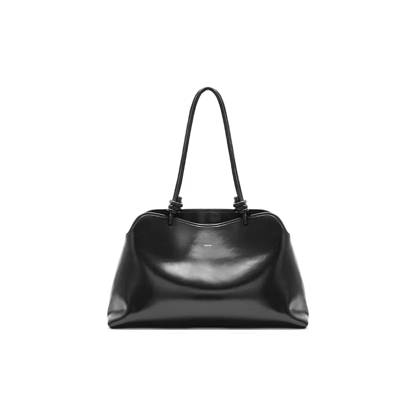 MUVA Polyester Shoulder Tote Bag Large Size Women's Twilight Black/Mocha