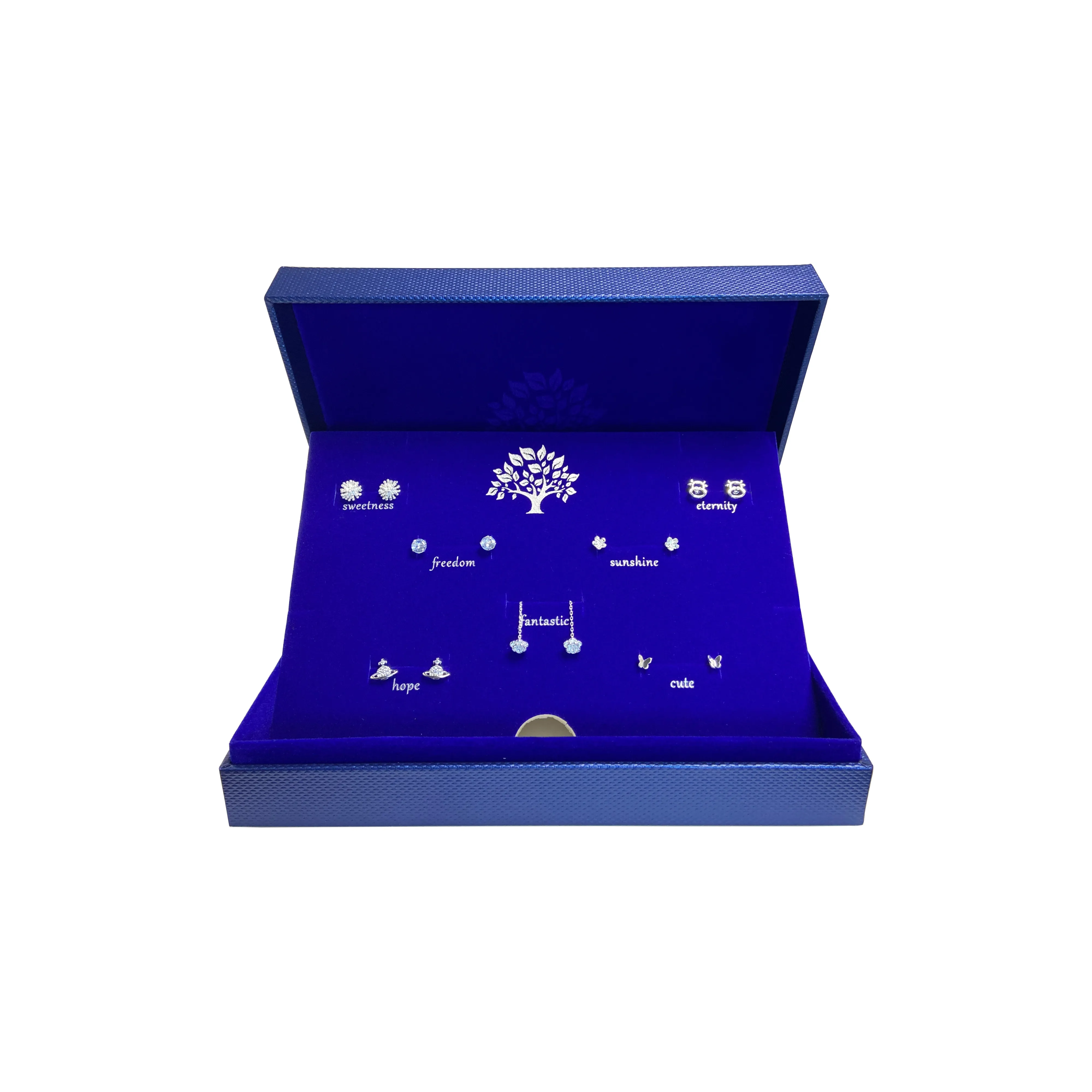 ERXI Серьги-гвоздики из стерлингового серебра 925 пробы для женщин