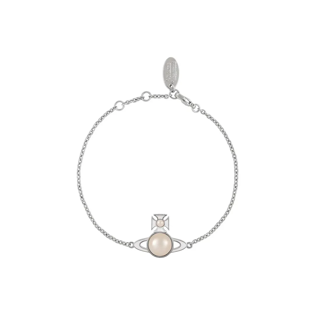 Vivienne Westwood Brass, Platinum Plated Silver Bracelets Women's Silver