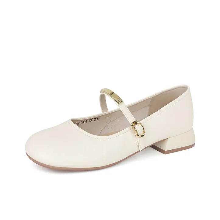 JOSINY Квадратный каблук Mary Jane обувь 3,8 см женская