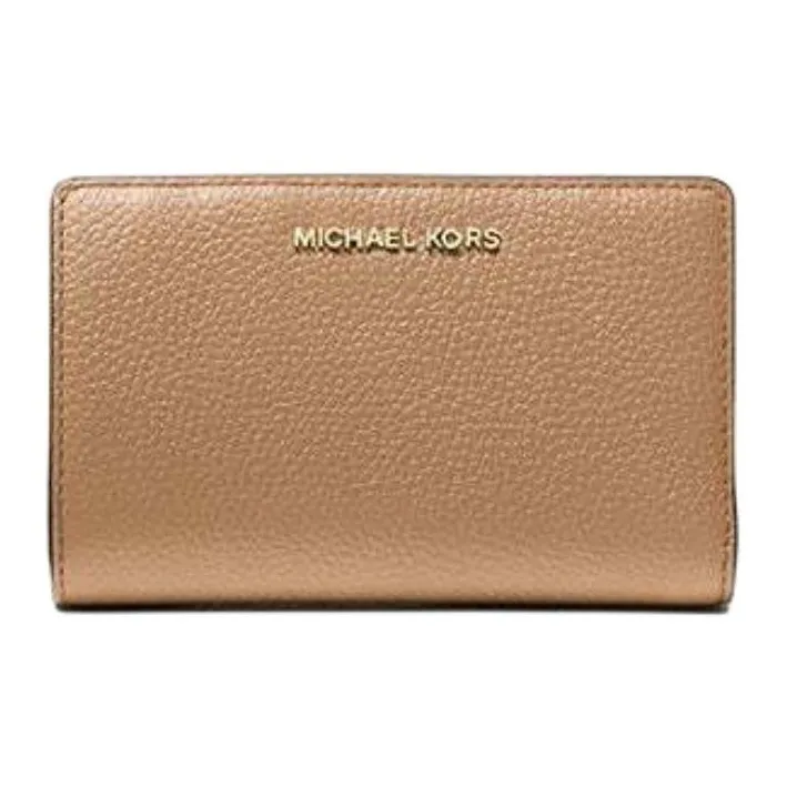MICHAEL KORS Leather Wallet Medium Size Women's Brown