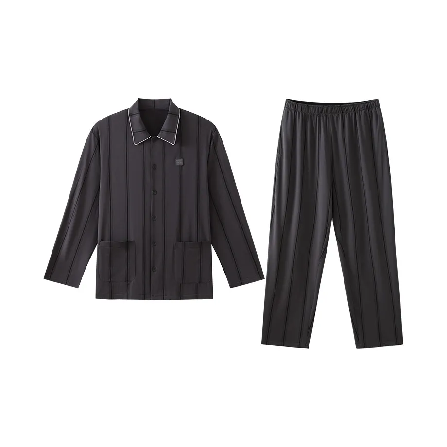 JINGYUN Deep Pajama 70 Pajama Set Men's Meteorite Gray