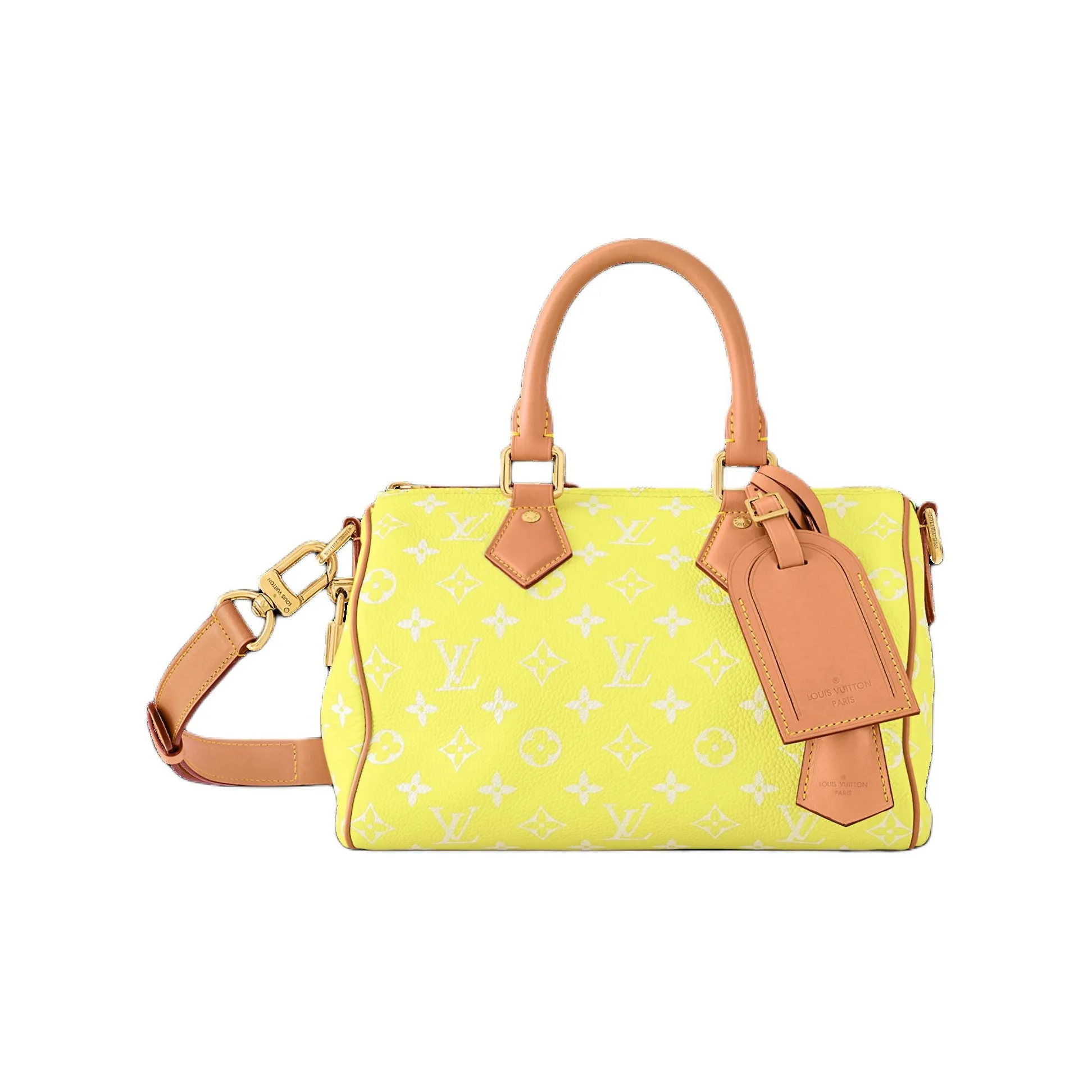 LOUIS VUITTON Speedy P9 Bandouliere 25 Lemonade Yellow
