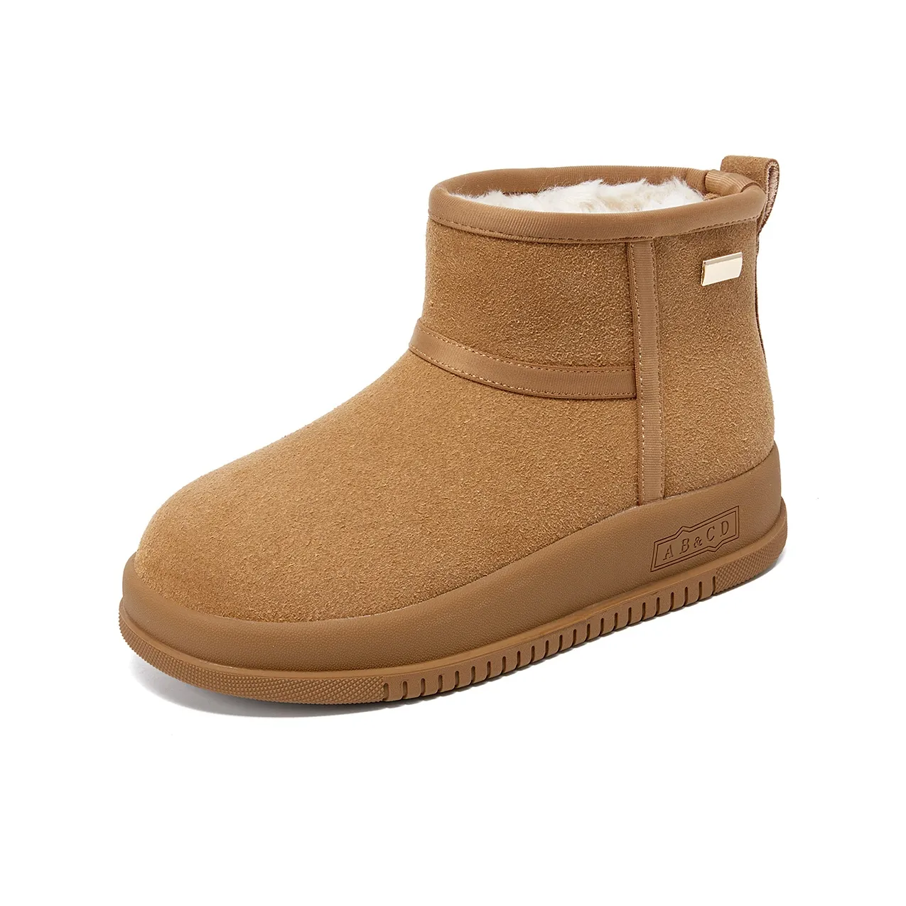 La Chapelle Warm And Wear-Resistant Short Snow Boots Women's Yellow