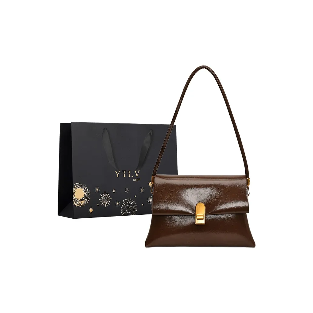 Yi Brigade ПУ (полиуретан) Сумка через плечо Женская Коричневый Кофейный Бургунди Черный