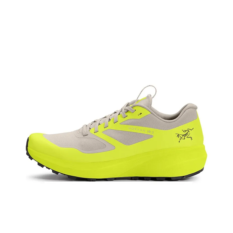 Arcteryx Norvan LD 3 Slip Устойчивый к истиранию Низкий топ Беговые кроссовки Унисекс Желтый