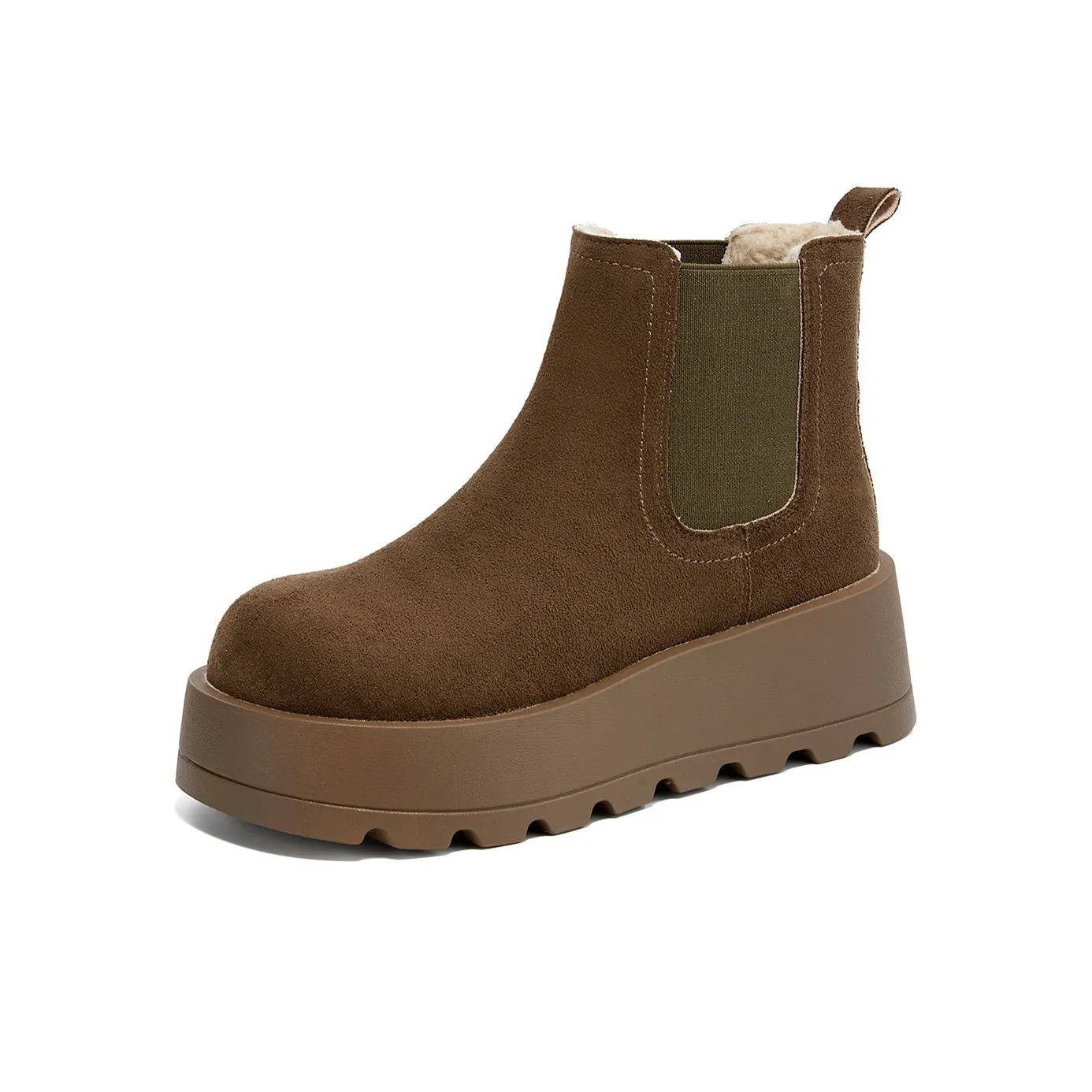 La Chapelle Короткие Сноубутсы Женские Хаки