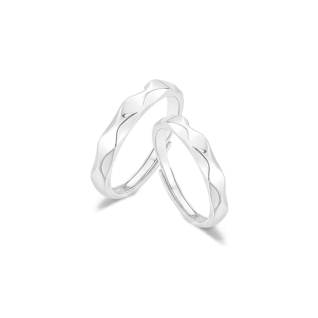 FANFRI Sterling Silver Rings Unisex Birthday Anniversary, Sweet Box
