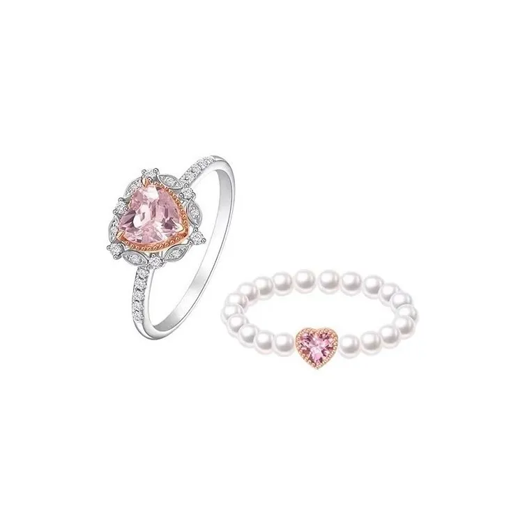 CARAT'S DIARY Искусственная жемчужина Жемчужная раковина Кольцо Girlfriend Признание в любви Любовь Подарочный комплект Женские Бестия Gift Box Set Женские