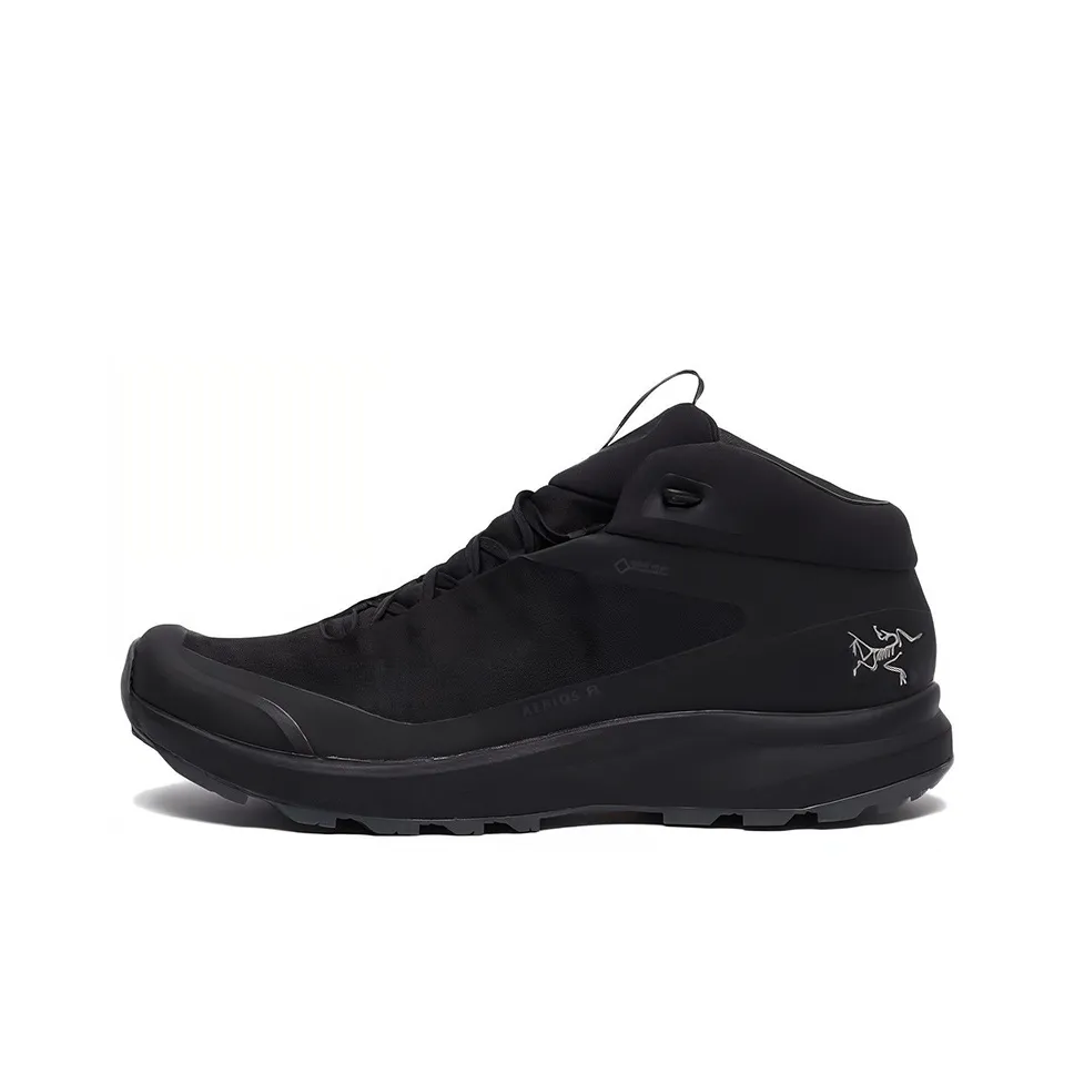 Arcteryx Aerios Fl Cushioning Anti-Slip And Wear-Resistant Mid-Top Running Shoes Men's Black