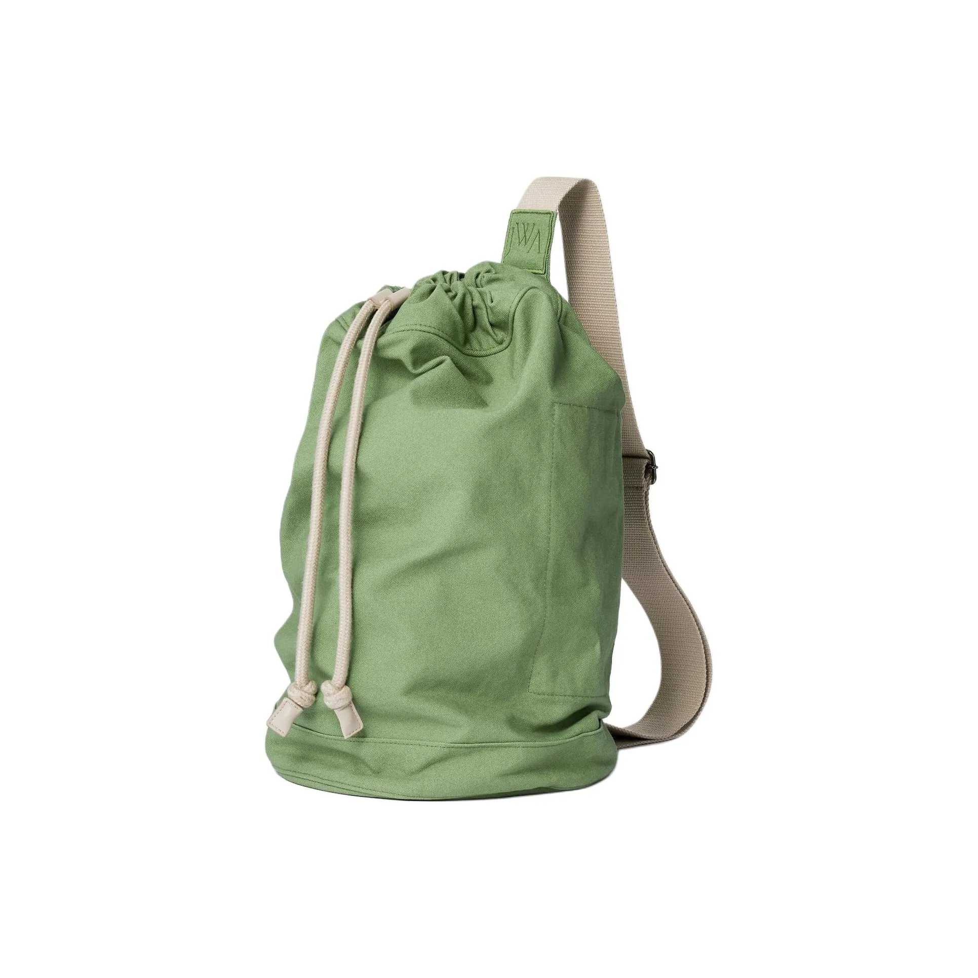 UNIQLO Cotton Sling Bag Regular Unisex Green
