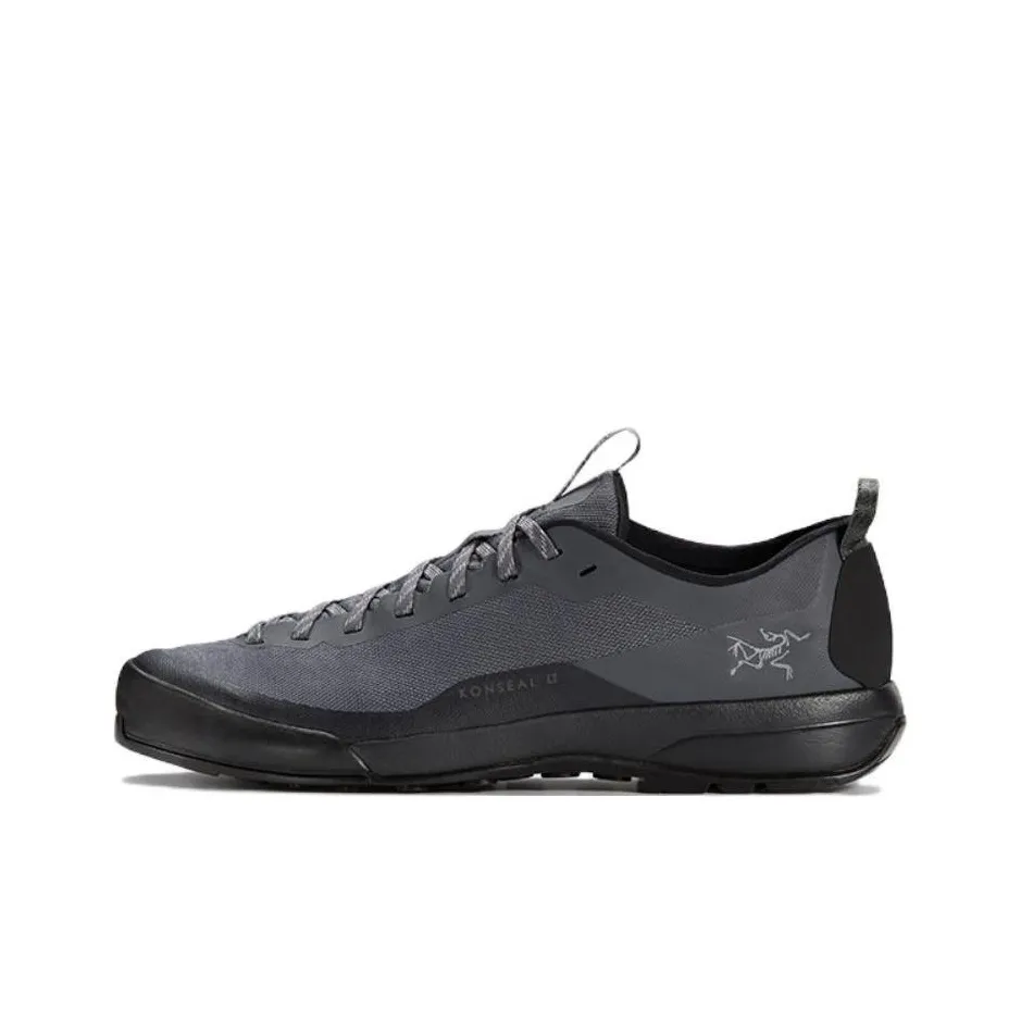 Arcteryx Konseal Lt Cushioning Anti Slip And Wear Resistant Low Top Hiking/Trekking Shoes Men's Gray Black