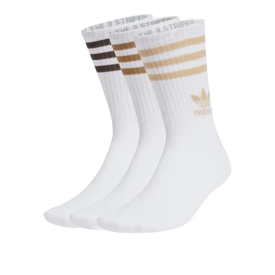 Adidas Originals MID CUT CrewSOCKS Высокие носки Унисекс 3 упаковки
