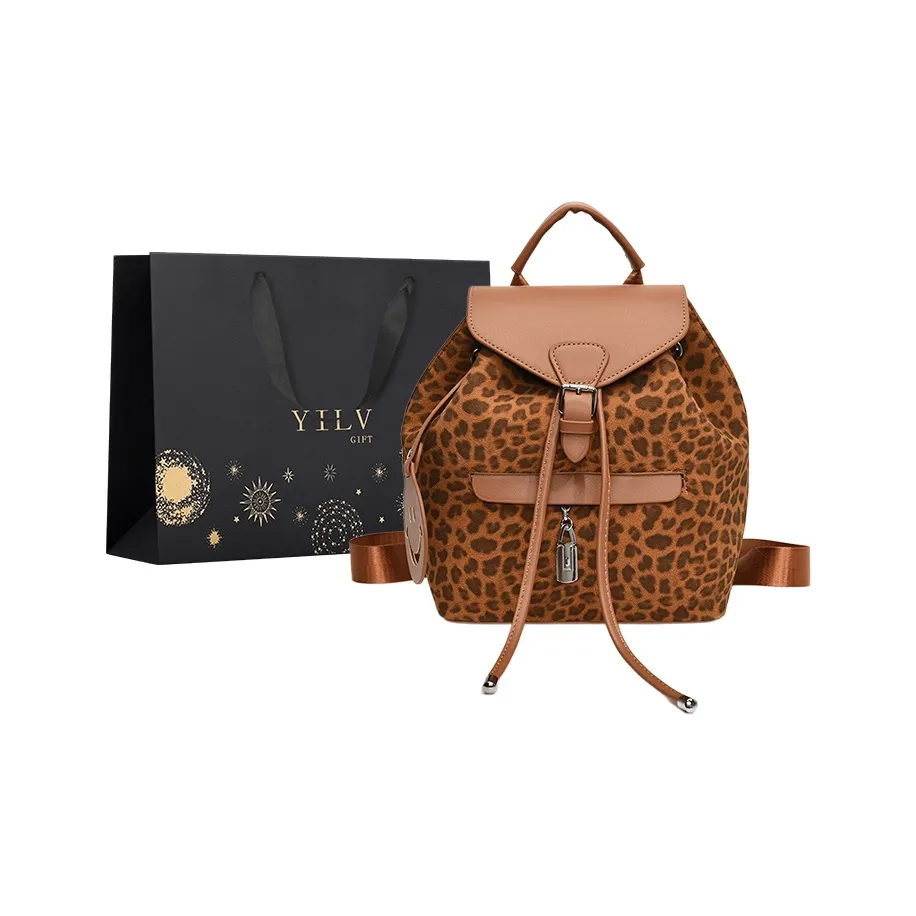 Yi Brigade ПУ (полиуретан) Carry Рюкзак Стандартный Женские Коричневый Хаки