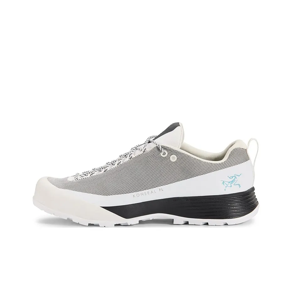 Arcteryx Konseal FL 2 Cushioning Anti-Slip And Wear-Resistant Low-Top Casual Shoes Women's White Gray