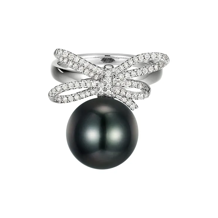 HEZUAN Saltwater Pearl Rings Women's