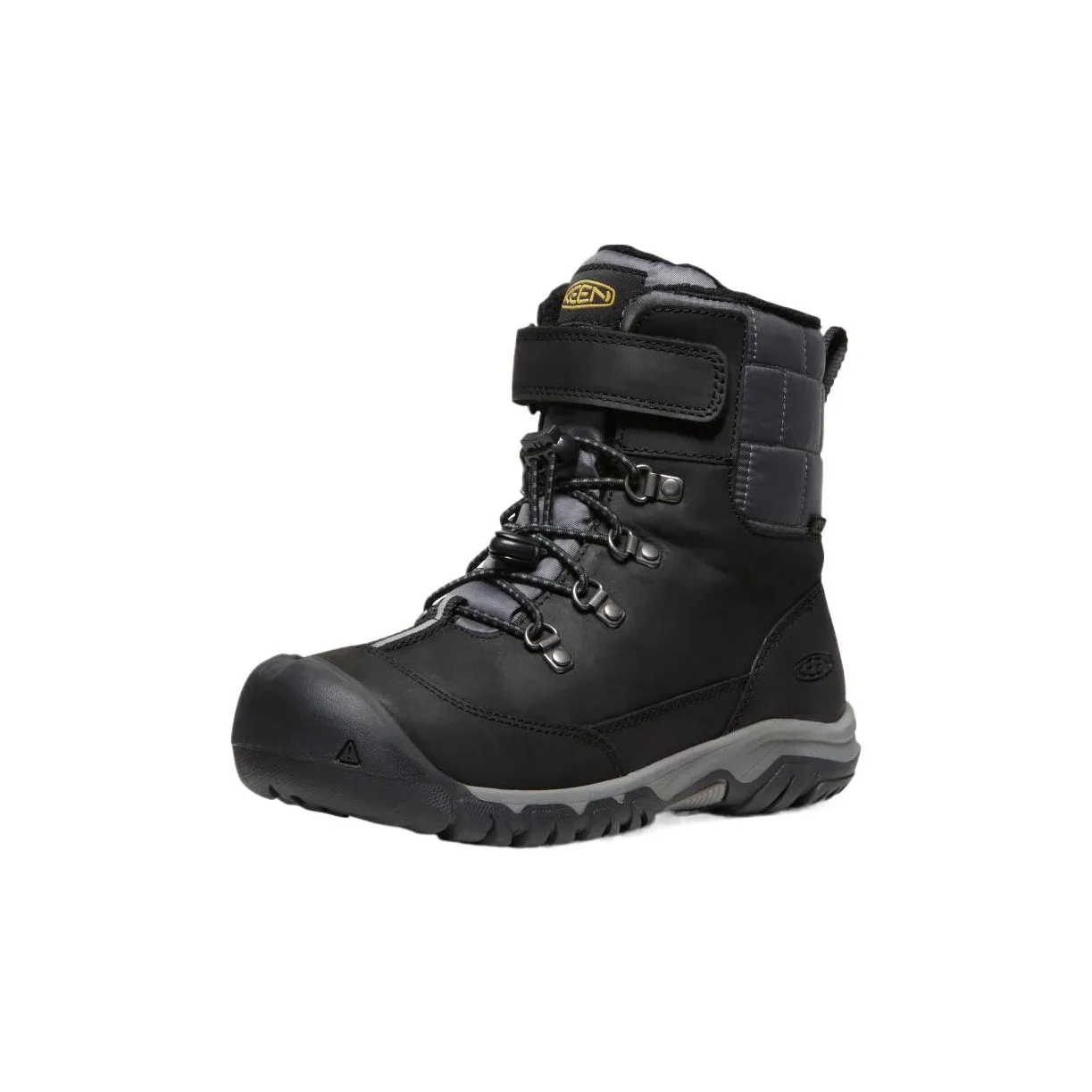 KEEN Kanibou Устойчивые к истиранию Термические Детские ботинки Черный Магнитный Детский