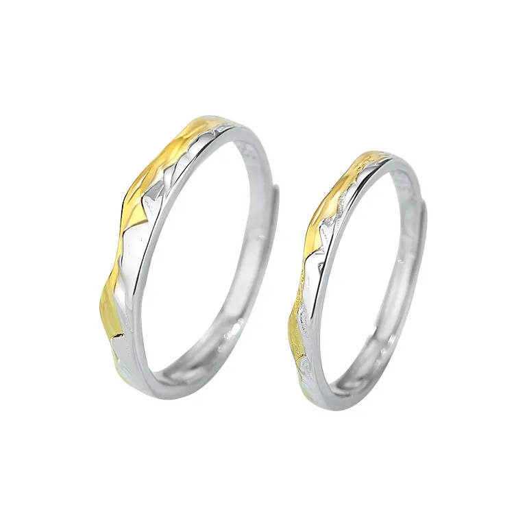 YINGNIXINDONG 925 Sterling Silver Rings Unisex