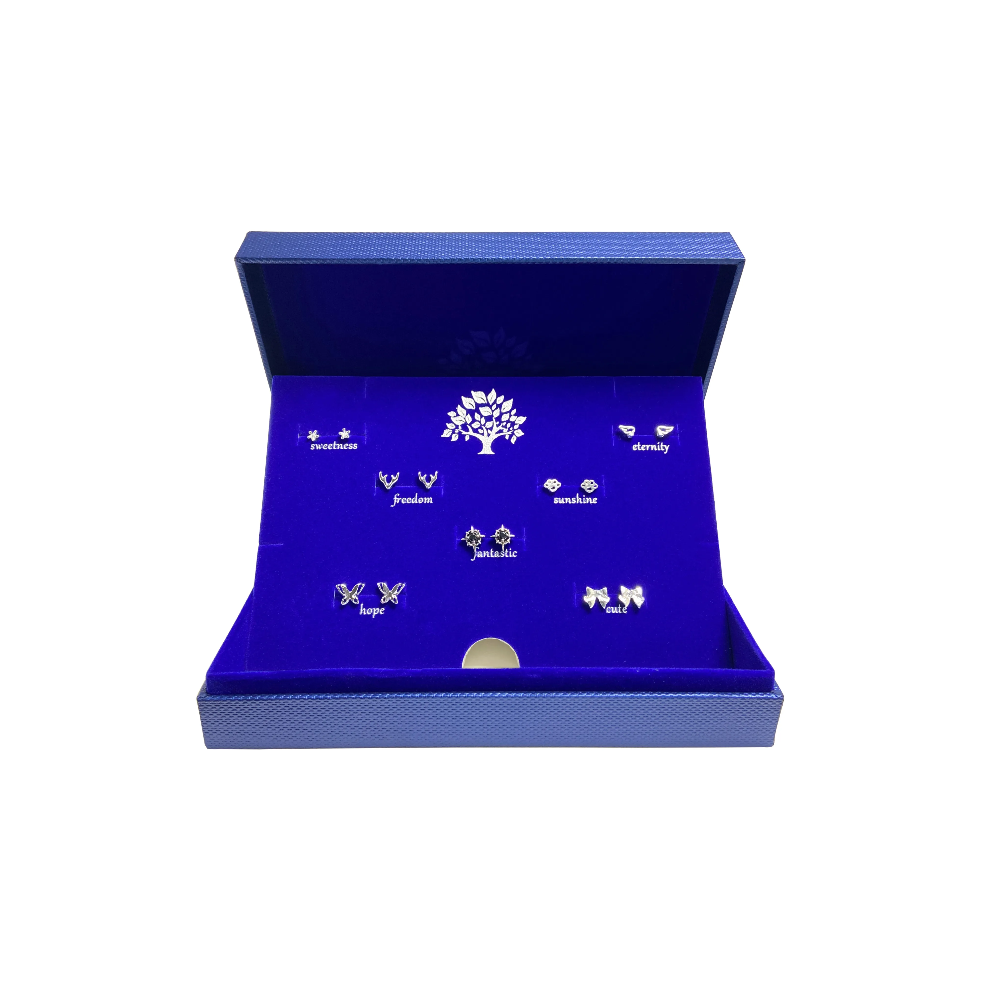 ERXI Серьги-гвоздики из стерлингового серебра 925 пробы для женщин