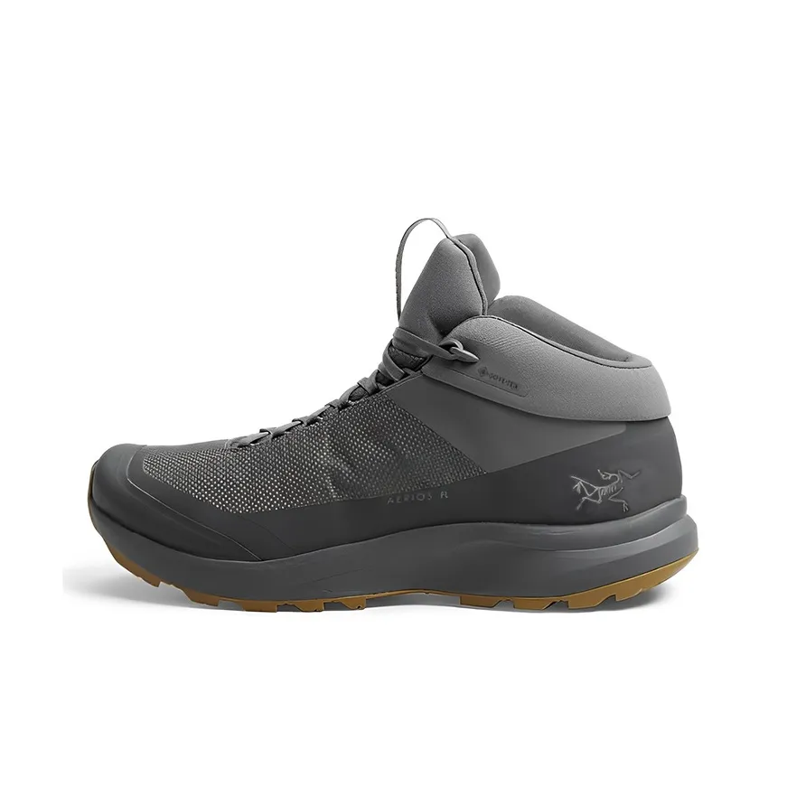 Arcteryx Aerios FL 2 Mid GTX Cushioned Slip Resistant Abrasion Resistant Mid Top Outdoor Shoes Unisex Gray
