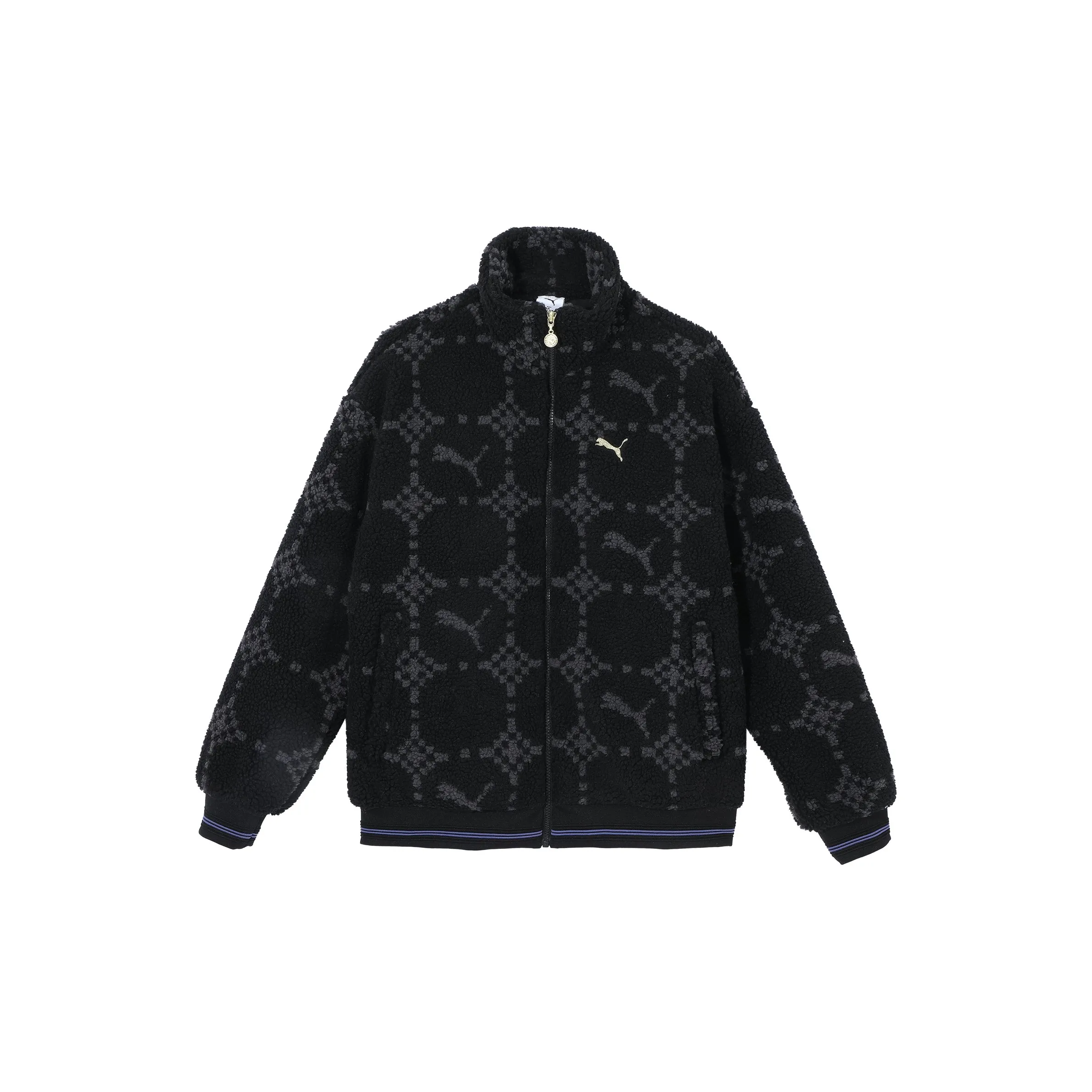 PUMA FW24 Game On Шерпа Бархат Feel Куртка Унисекс Черный