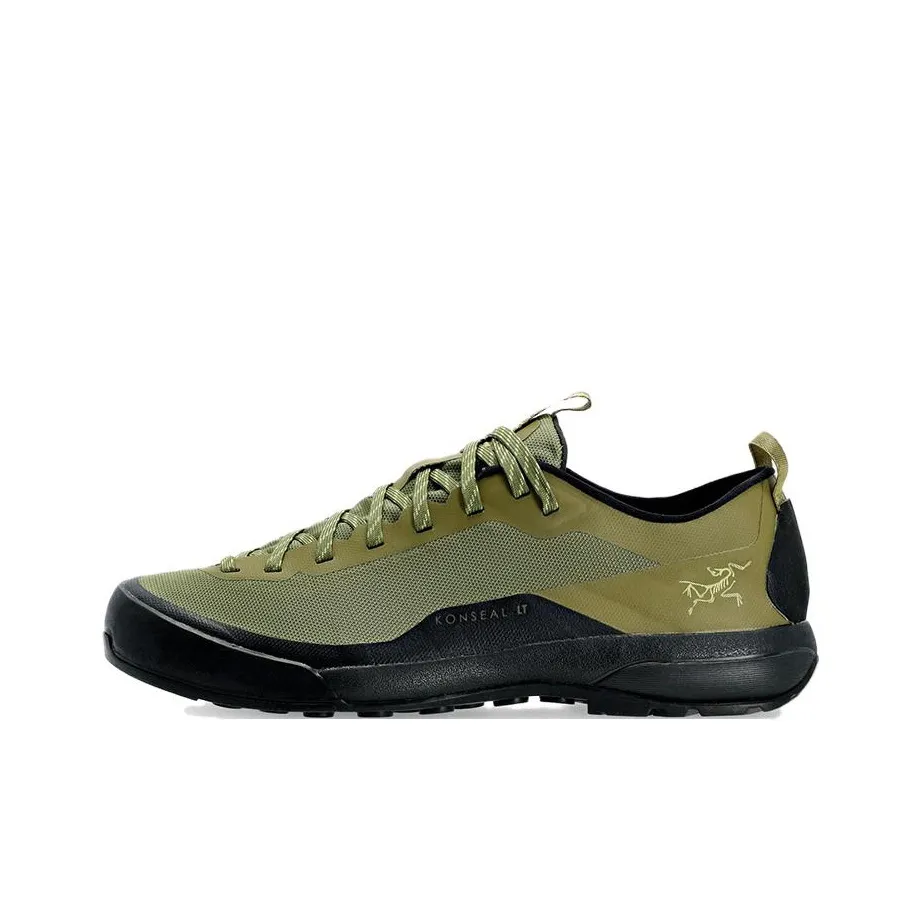 Arcteryx Konseal Lt Cushioning Slip Resistant And Abrasion Resistant Low Top Hiking/Trekking Shoes Men's Green