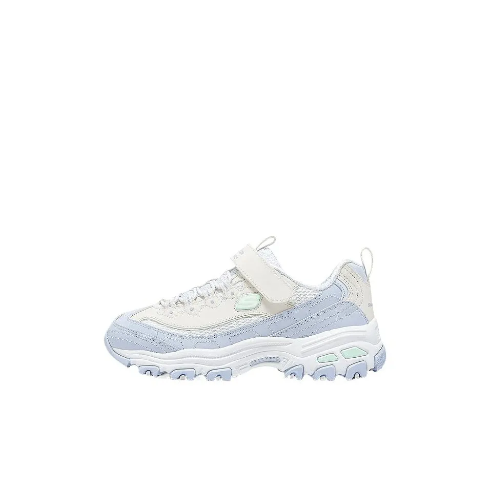 Skechers Kids Низкий Топ Детские Лайфстайл Обувь Белый Барвинок Детский