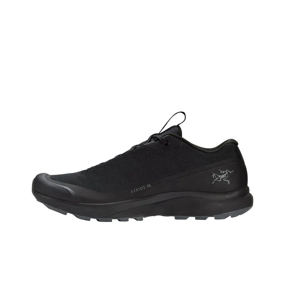Arcteryx Aerios Fl Slip-resistant Abrasion-resistant Lightweight Low-Top Streetwear Shoes Unisex Black Арктерикс Aerios Fl Противоскользящий Устойчивый к истиранию Легкий Низкий Топ Уличная Обувь Унисекс Черный