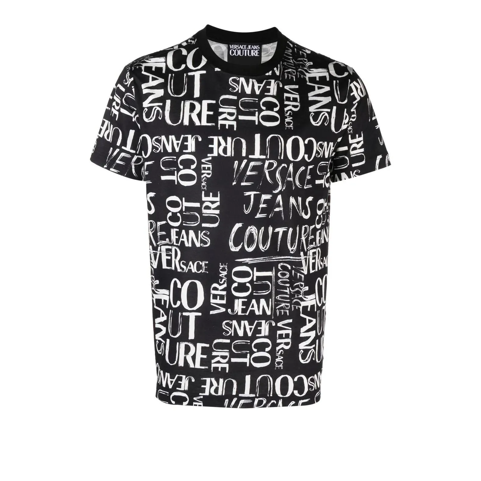 VERSACE JEANS COUTURE SS23 T-Shirt Мужской Черный