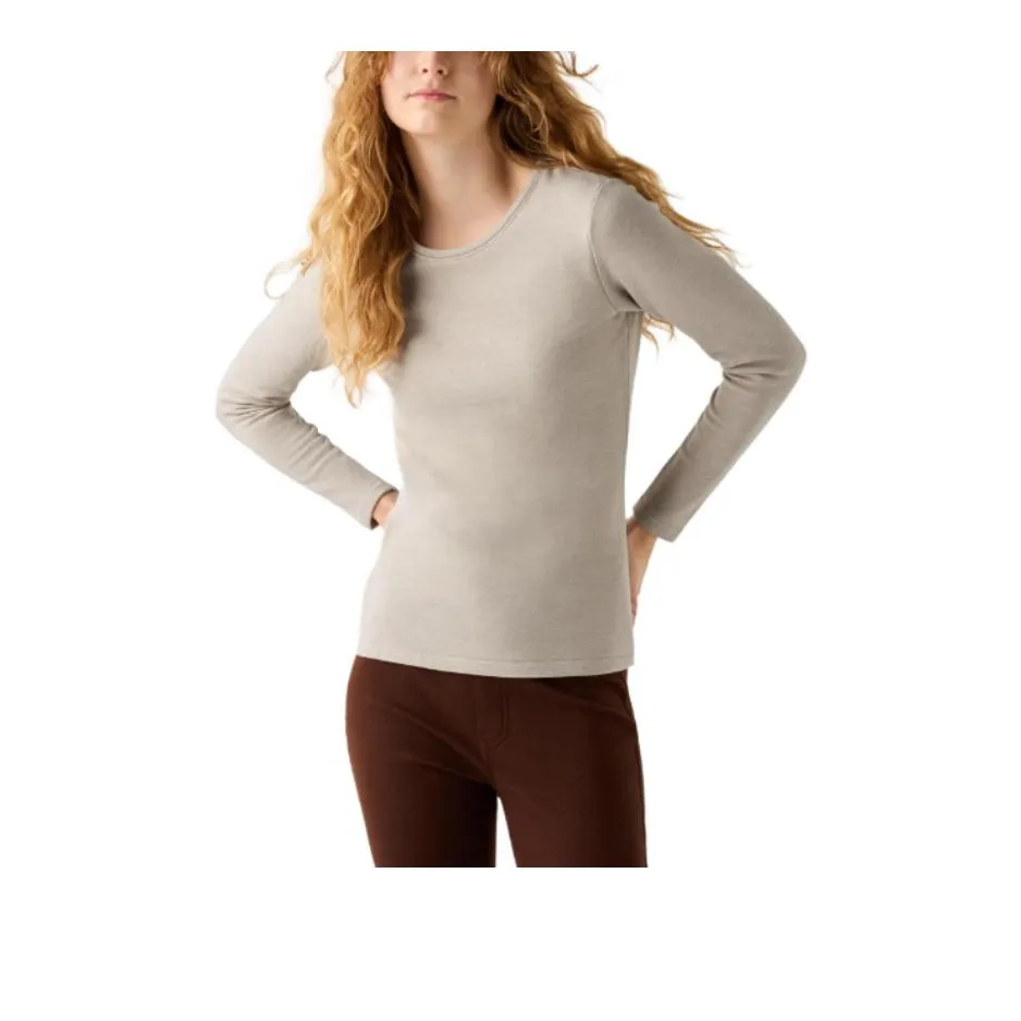 UNIQLO Термический топ женский бежевый