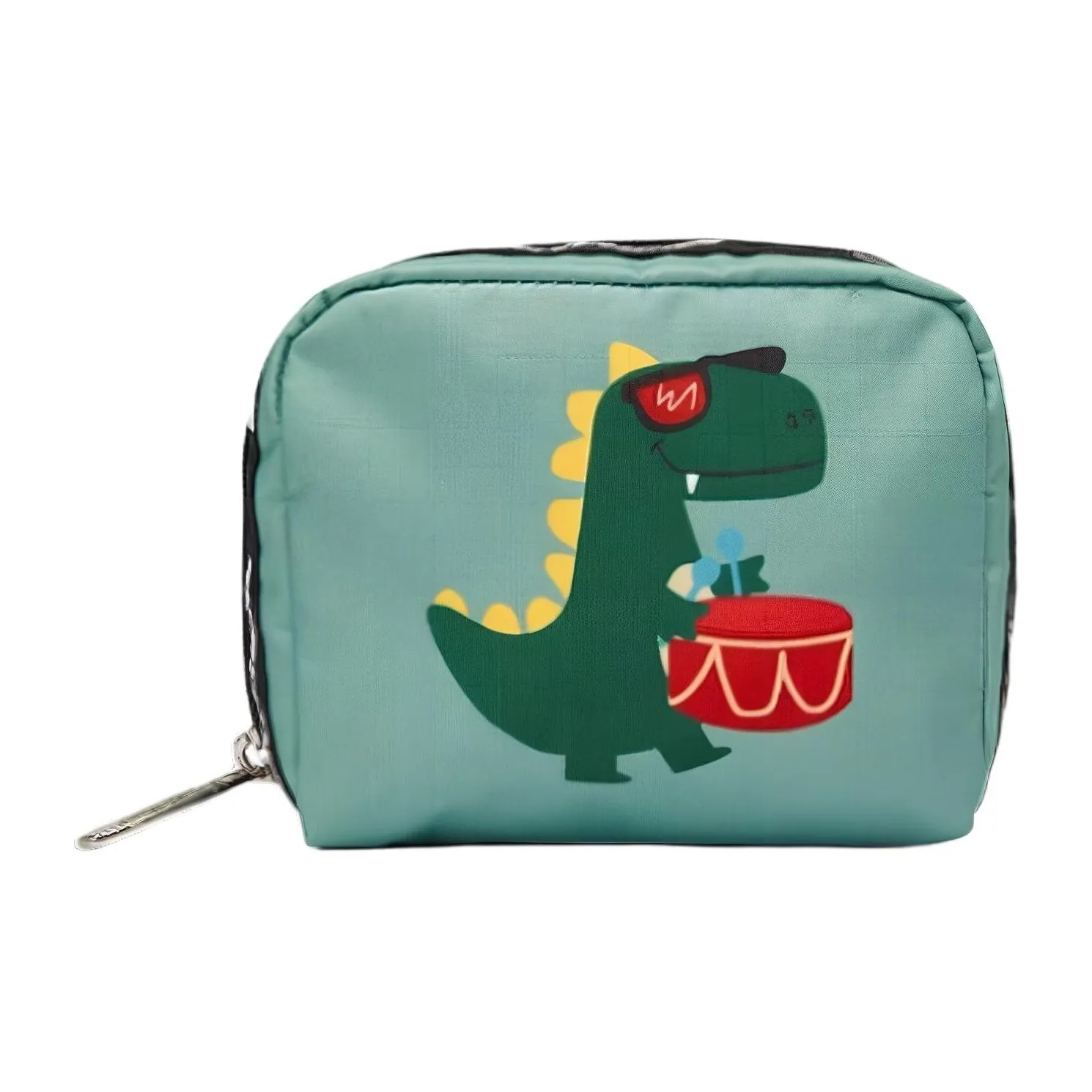 Skechers LeSportsac Коллаборация Ткань Клатч Маленький Унисекс T339 Цветочный дизайн And Little Динозавр