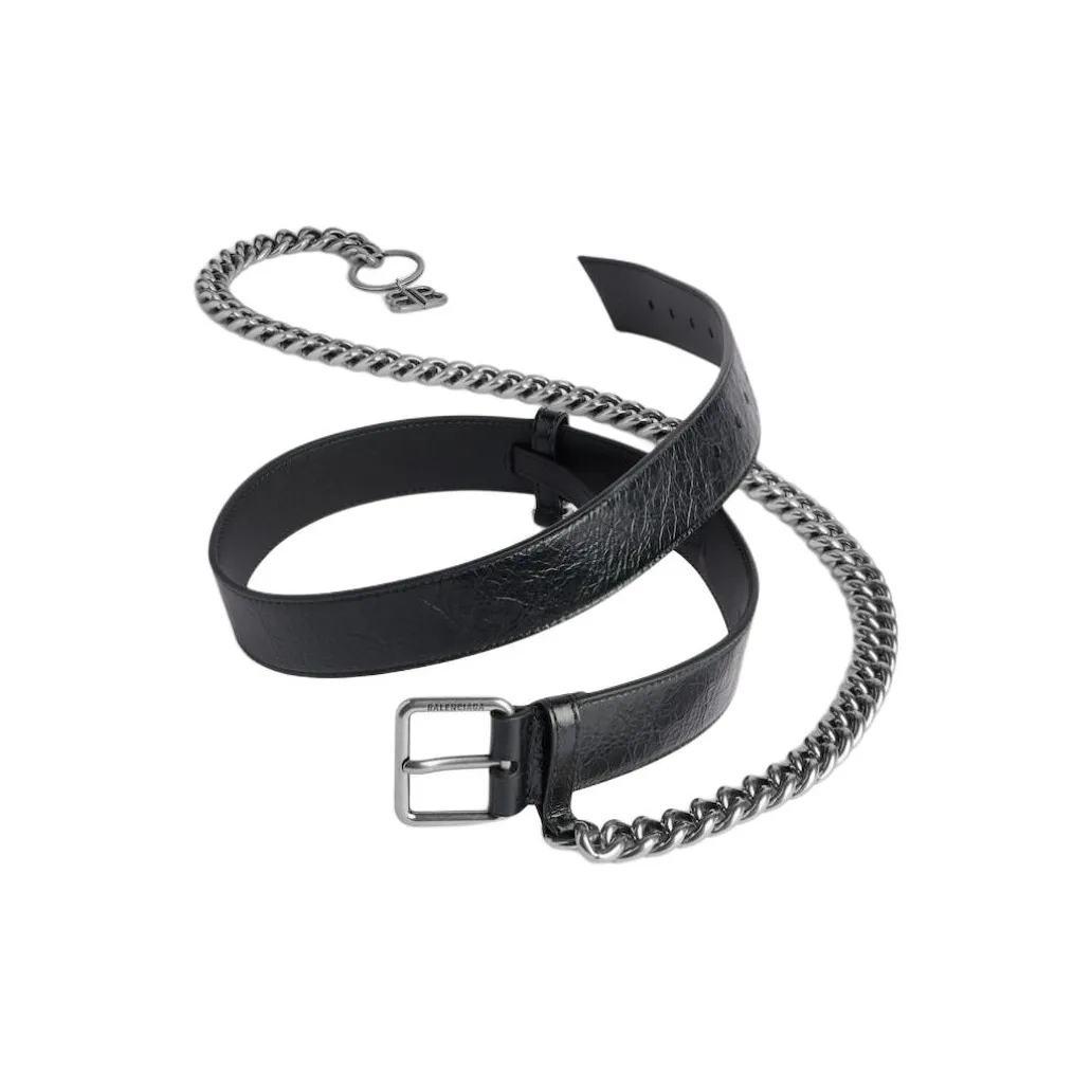 PINKO Love Birds Chain Link Detailed Belt
