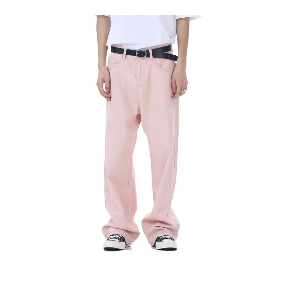 Voguo Relay Jeans Men Pink