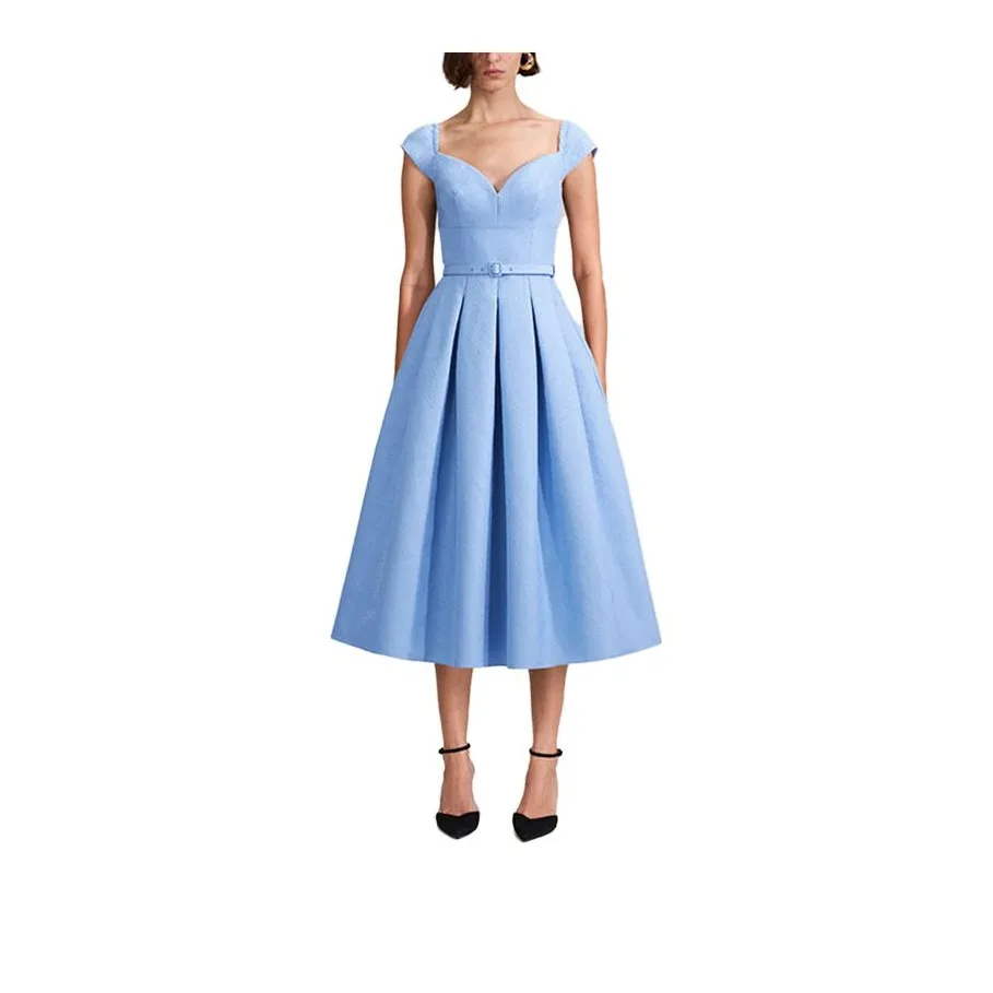 Self portrait Sleeveless Dresses Women's Misty Blue