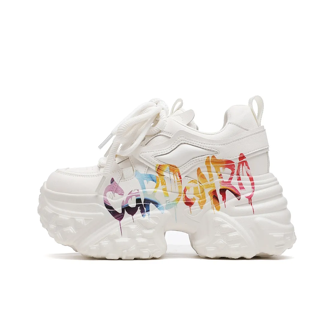 CARDANRO Маленький размер Лазурь Vegetables Толстая подошва Кроссовки Низкие Топ Женские