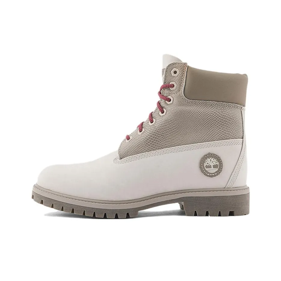 Timberland Heritage Collection Short Outdoor Boots Men's White Brown