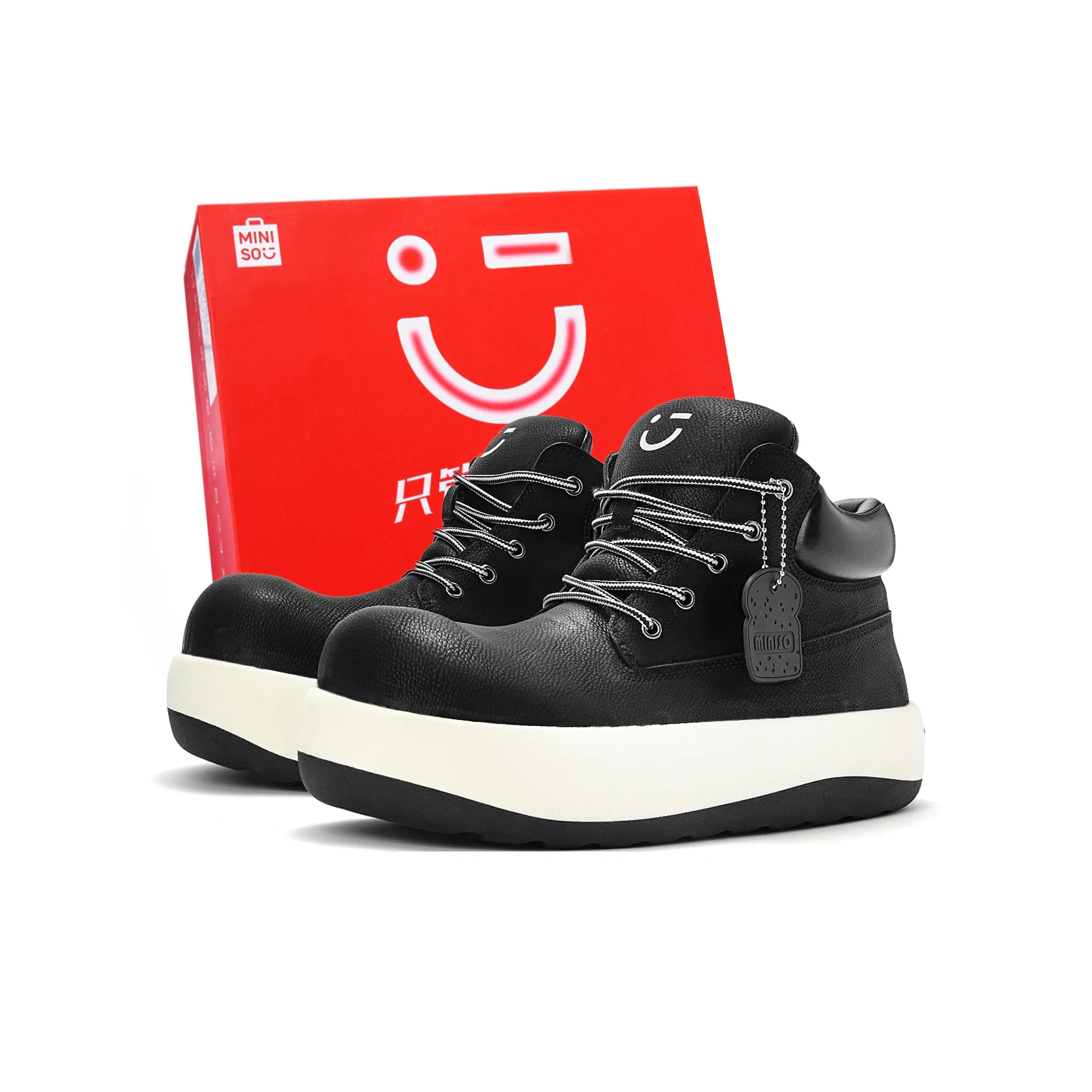 Miniso MID Топ Повседневный Унисекс Черный