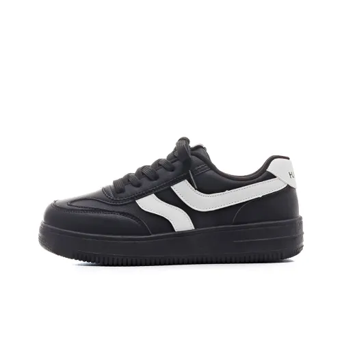 HUANQIU Кроссовки для скейтбординга Low Top Черно-белая панда Женские