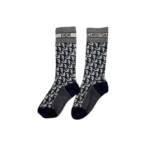 DIOR 1 шт Синий Мужские Носки до икры MID