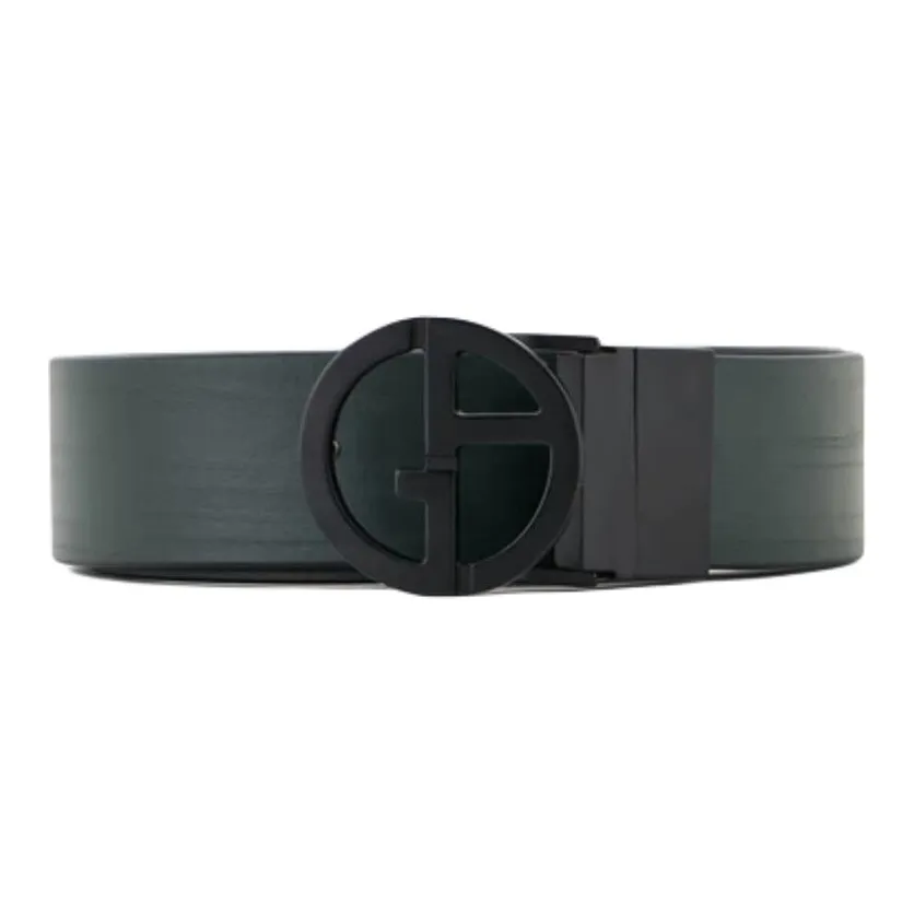 GIORGIO ARMANI Signature Logo Buckle Belt