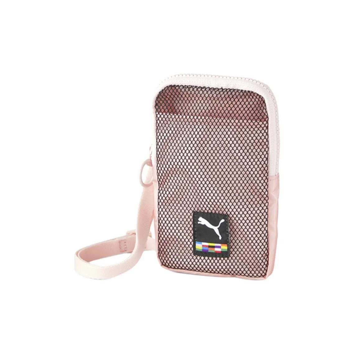 PUMA Полиэстер Сумка через плечо с чехлом для телефона стандартная женская розовая
