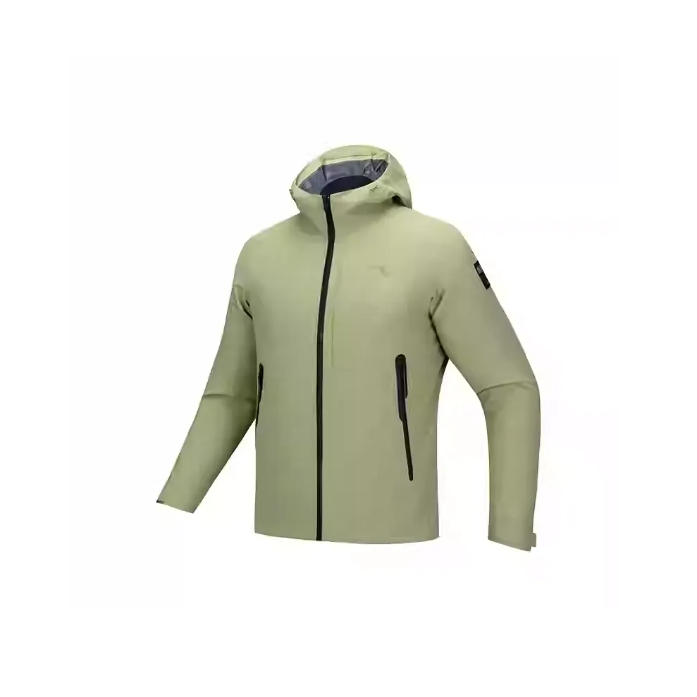 ANTA Variety Тренировки Коллекция Водонепроницаемый и Износостойкий Ветровка Мужской Сосна Утренний Зеленый