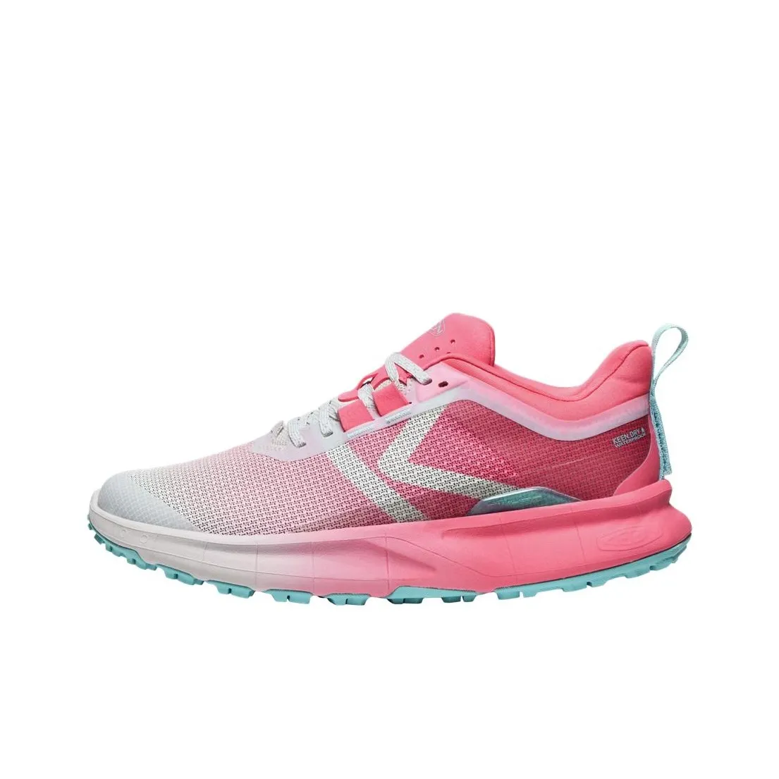 KEEN Cushioning Wear-Resistant Low-Top Trail Running Running Shoes Women's Dark Pink